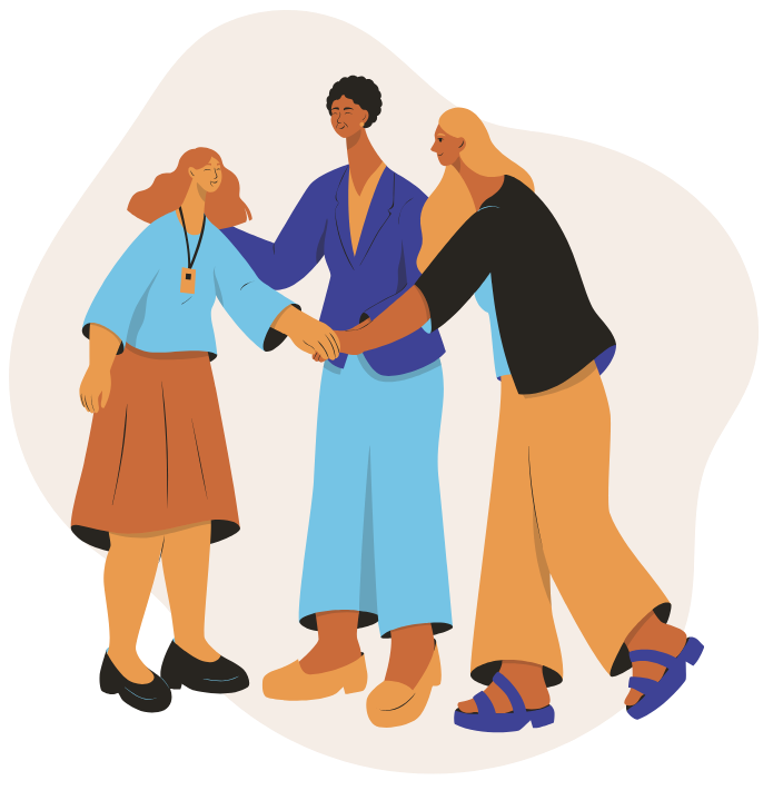 Coaching equipe au travail et manager