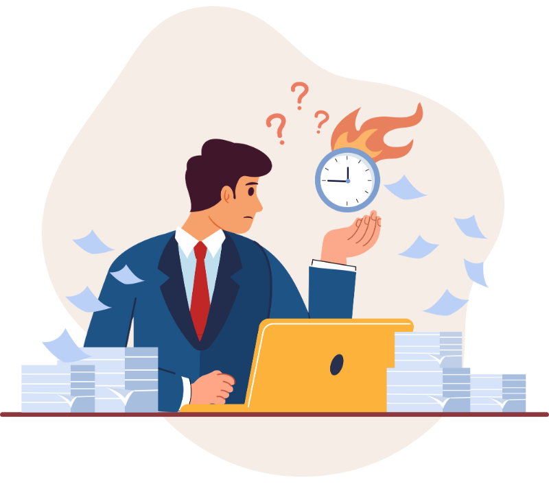 Salarié gérant efficacement sa charge de travail (2)