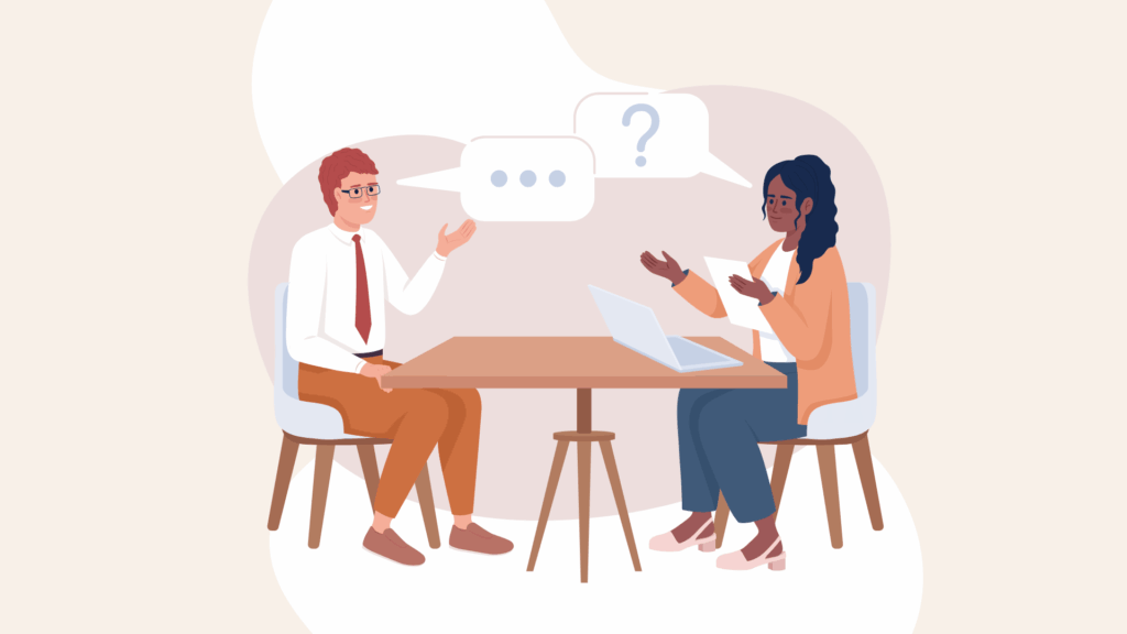 Entretien assistante sociale d'entreprise